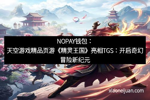 NOPAY钱包：天空游戏精品页游《精灵王国》亮相TGS：开启奇幻冒险新纪元